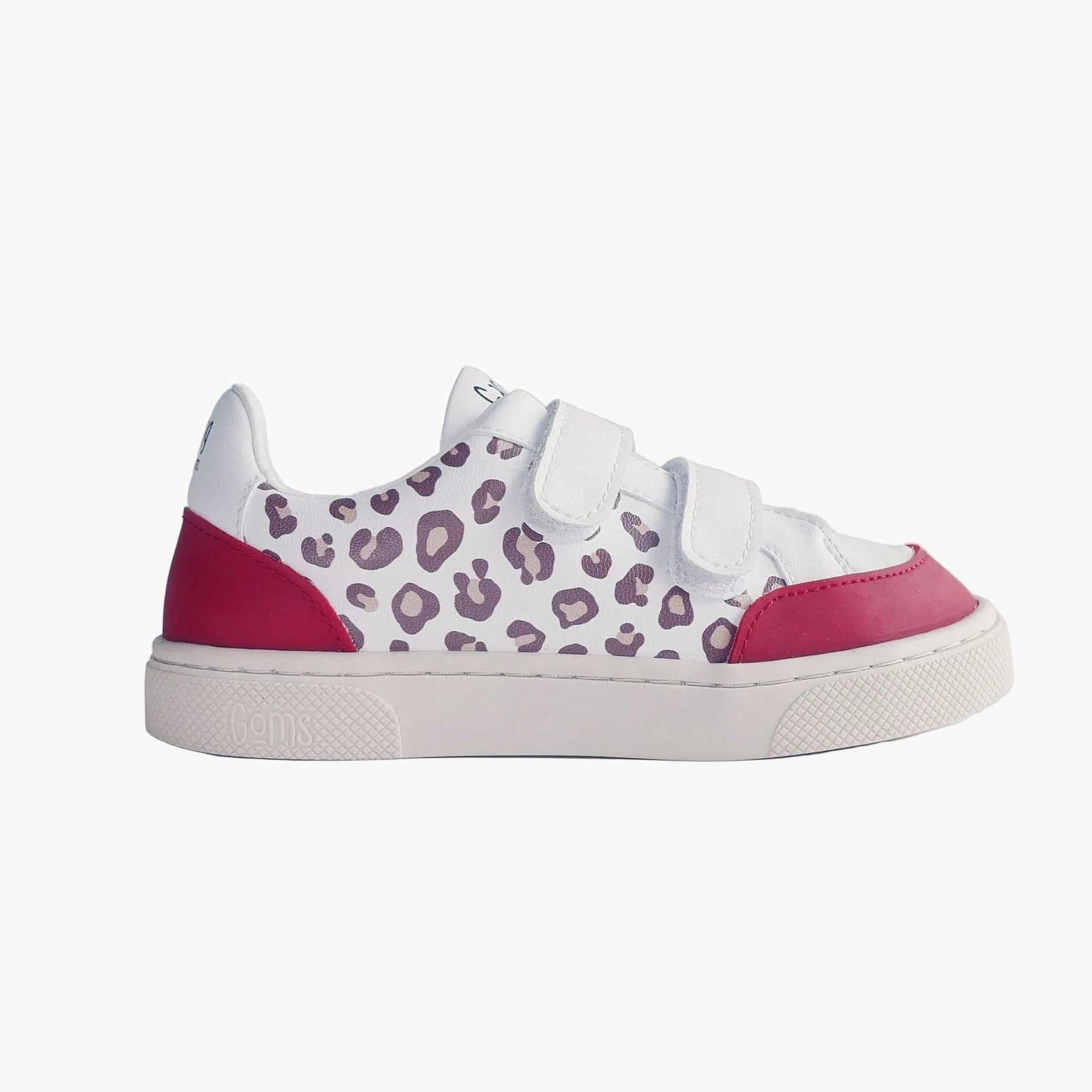 Basket vegan enfant motif leopard modèle Tête de Linotte - vue côté